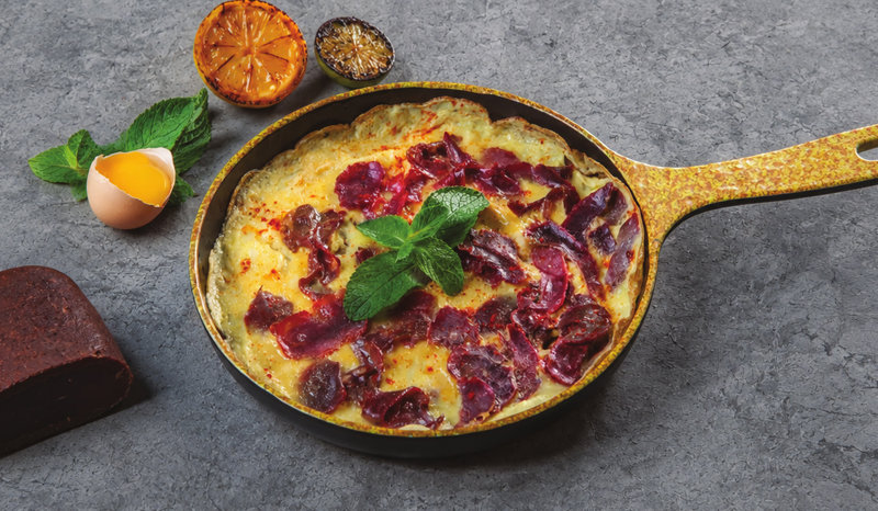 Basturma Omelette